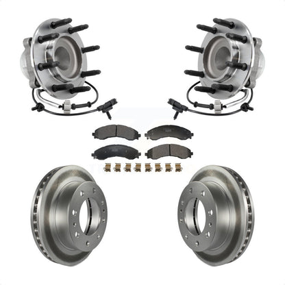 Hub Bearing Coat Brake Rotor Pad Front Kit For GMC Savana 2500 Chevrolet Express