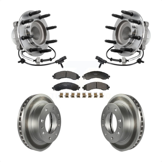 Hub Bearing Coat Brake Rotor Pad Front Kit For GMC Savana 2500 Chevrolet Express