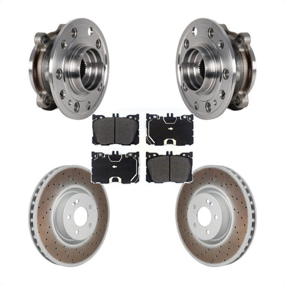 Hub Bearing Coat Brake Rotor Pads Front Kit For Mercedes-Benz C43 AMG GLC43 E450