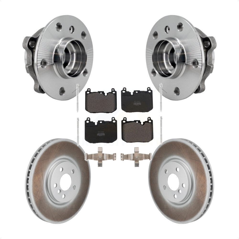 Hub Bearing Coated Brake Rotor Pads Front Kit For Mini Cooper Countryman Clubman