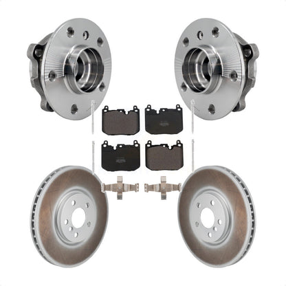 Hub Bearing Coated Brake Rotor Pads Front Kit For Mini Cooper Countryman Clubman