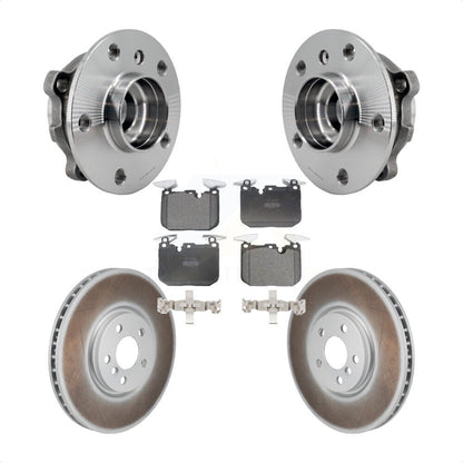 Hub Bearing Coated Brake Rotor & Pad Front Kit For Mini Cooper John Works
