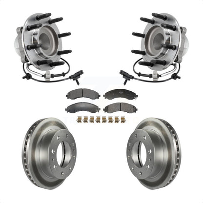 Hub Bearing Coat Brake Rotor Pad Front Kit For GMC Savana 2500 Chevrolet Express