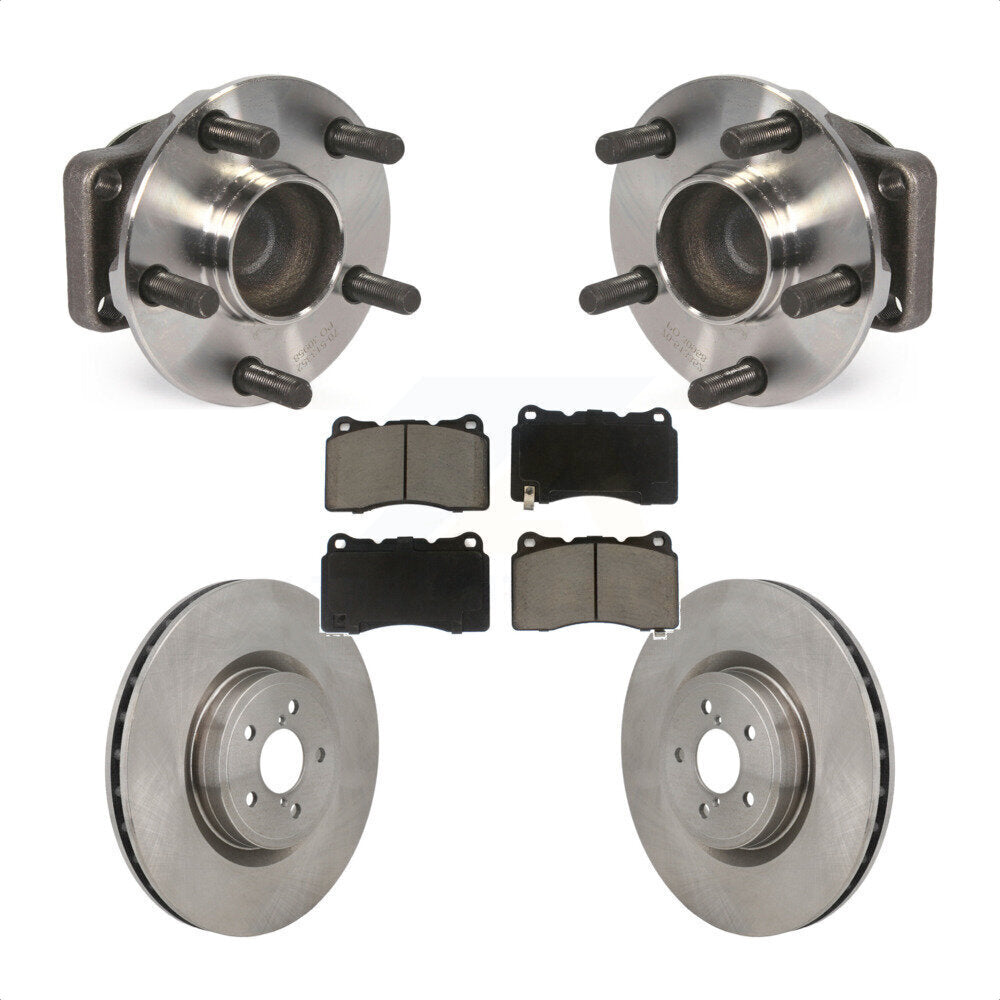 Hub Bearing Assembly Disc Brake Rotor And Pad Front Kit For Subaru BRZ Toyota 86