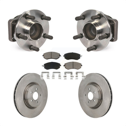 Hub Bearing Brake Rotor & Pad Front Kit For Toyota 86 Base GT With Brembo Brakes