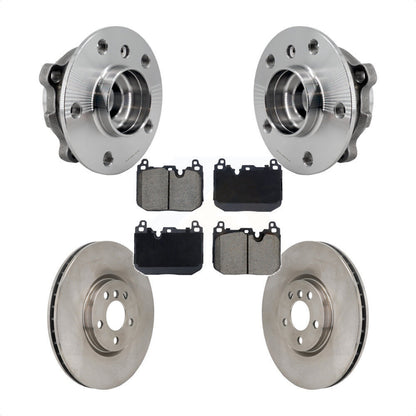 Hub Bearing Disc Brake Rotor & Pads Front Kit For Mini Cooper Countryman Clubman
