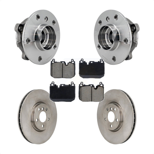 Hub Bearing Disc Brake Rotor & Pads Front Kit For Mini Cooper Countryman Clubman