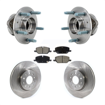 Hub Bearing Assembly Brake Rotor Pad Front Kit For Chevrolet Equinox GMC Terrain