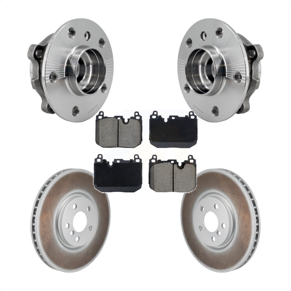 Hub Bearing Coated Brake Rotor Pads Front Kit For Mini Cooper Countryman Clubman