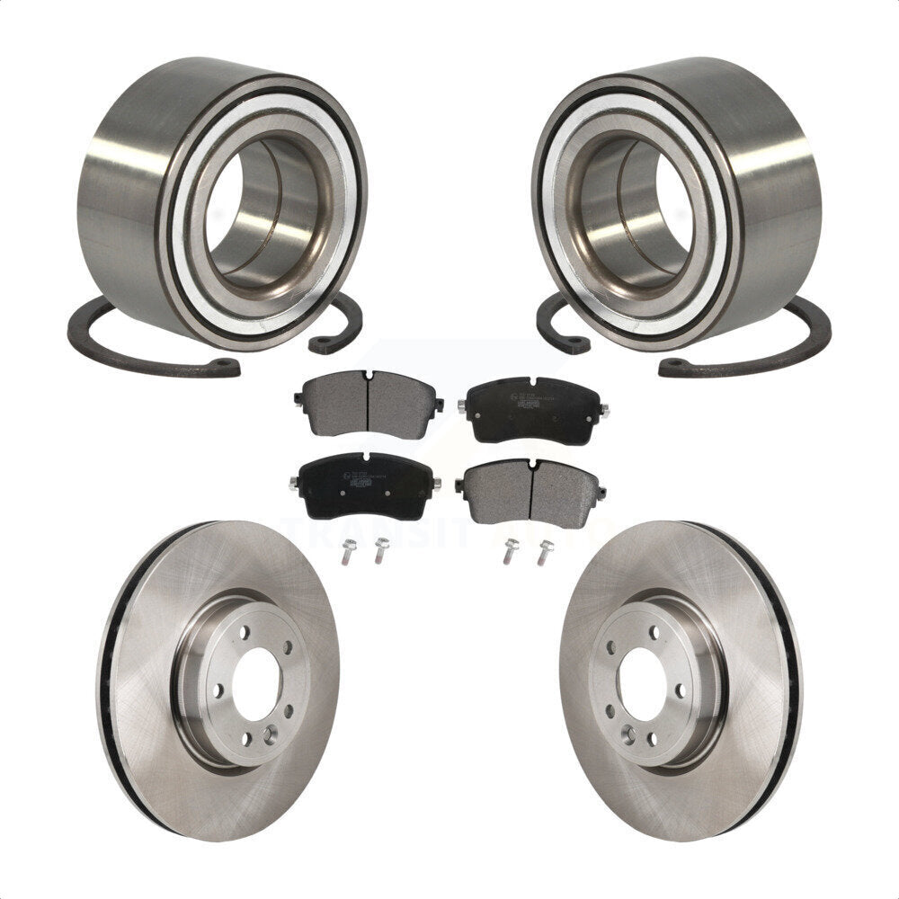 Wheel Bearing Disc Brake Rotor And Pads Front Kit For Land Rover Discovery Range