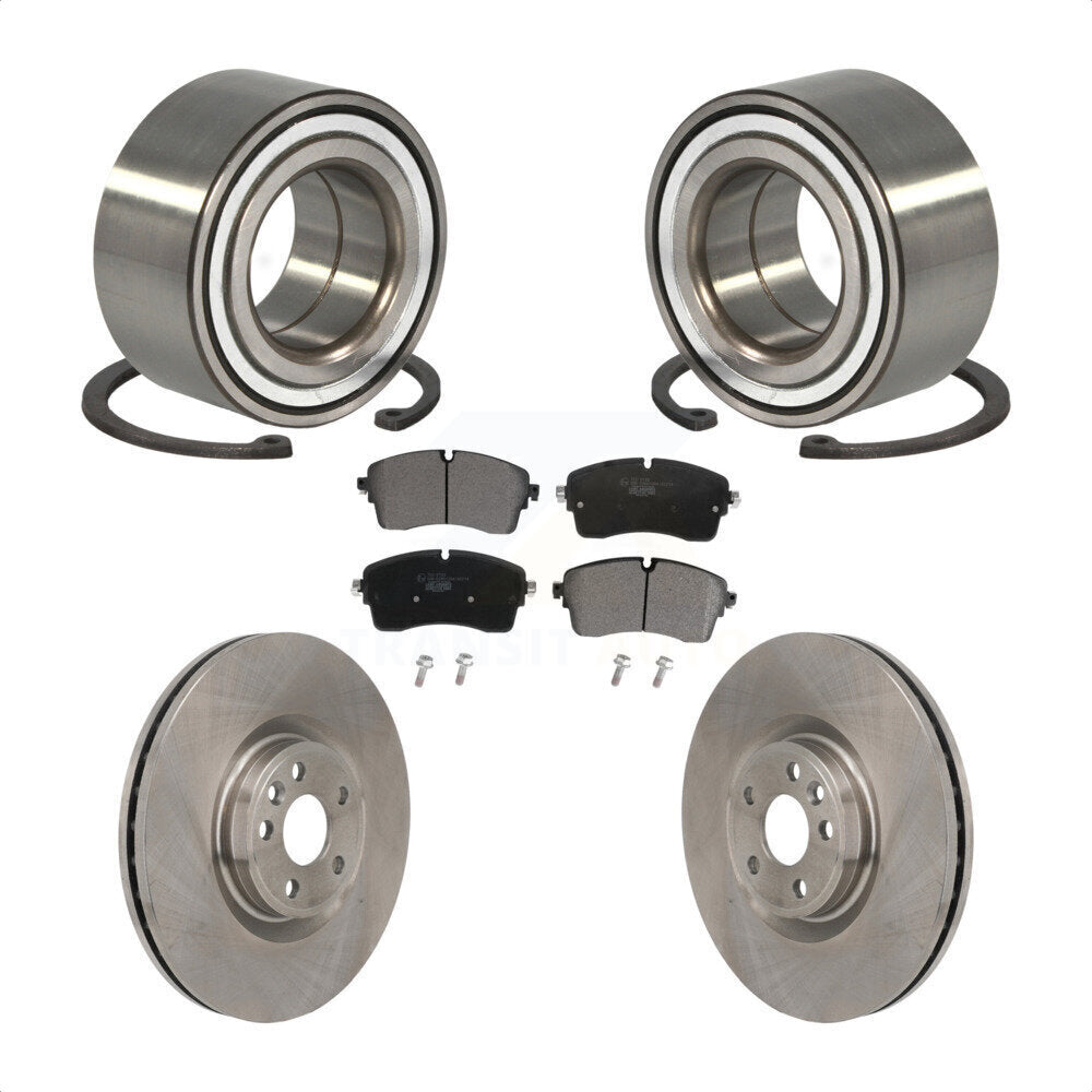 Wheel Bearing Disc Brake Rotor Pads Front Kit For Land Rover Range Evoque Jaguar