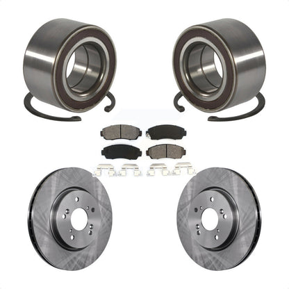 Wheel Bearing Disc Brake Rotors And Pads Front Kit For Honda CR-V Acura RDX