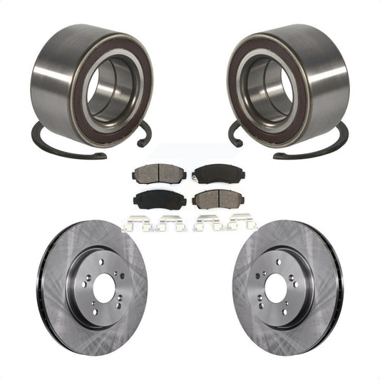 Wheel Bearing Disc Brake Rotors And Pads Front Kit For Honda CR-V Acura RDX