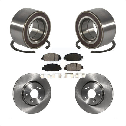 Wheel Bearing Disc Brake Rotors And Pads Front Kit For 2016-2022 Honda HR-V