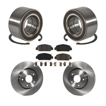 Wheel Bearing Disc Brake Rotors And Pads Front Kit For 2016-2022 Honda HR-V