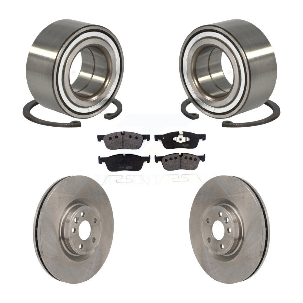 Wheel Bearing Brake Rotor & Pads Front Kit For Land Rover Discovery Sport Jaguar