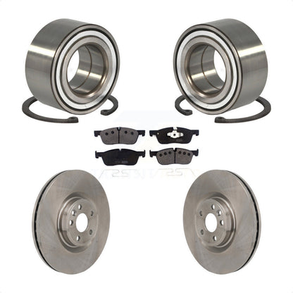 Wheel Bearing Brake Rotor & Pads Front Kit For Land Rover Discovery Sport Jaguar