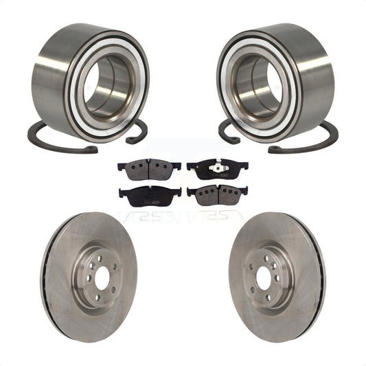 Wheel Bearing Brake Rotor & Pads Front Kit For Land Rover Discovery Sport Jaguar