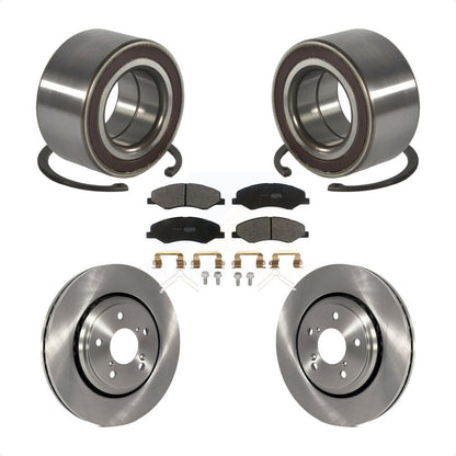 Wheel Bearing Disc Brake Rotors And Pads Front Kit For 2018-2023 Honda Odyssey