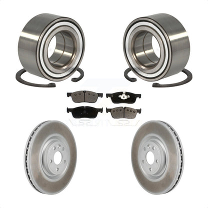 Wheel Bearing Coated Brake Rotor & Pads Front Kit For Land Rover Discovery Sport