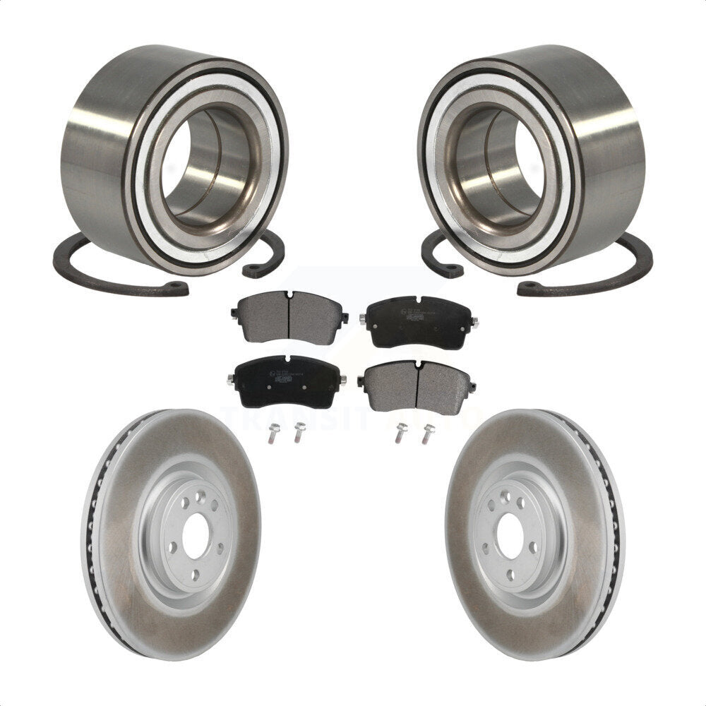 Wheel Bearing Coat Brake Rotor Pads Front Kit For Land Rover Range Evoque Jaguar