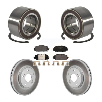 Wheel Bearing Coated Disc Brake Rotor Pads Front Kit For 2017-2021 Honda Clarity