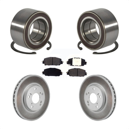 Wheel Bearing Coated Disc Brake Rotor Pads Front Kit For 2017-2021 Honda Clarity