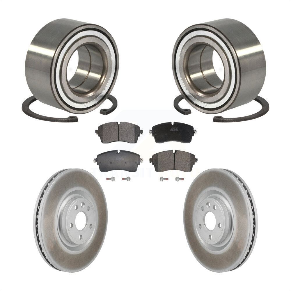 Wheel Bearing Coat Brake Rotor Pads Front Kit For Land Rover Range Evoque Jaguar