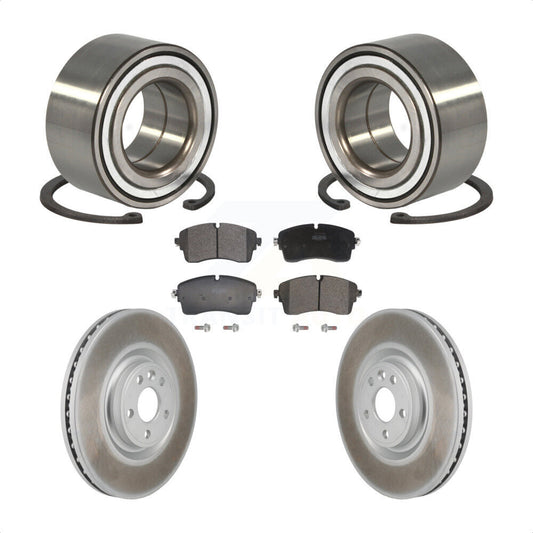 Wheel Bearing Coat Brake Rotor Pads Front Kit For Land Rover Range Evoque Jaguar