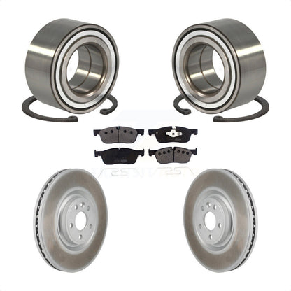 Wheel Bearing Coated Brake Rotor & Pads Front Kit For Land Rover Discovery Sport