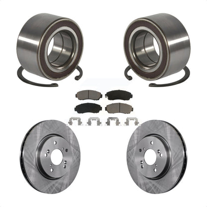 Wheel Bearing Disc Brake Rotors And Pads Front Kit For Honda CR-V Acura RDX