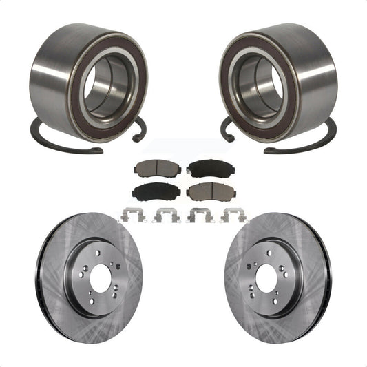Wheel Bearing Disc Brake Rotors And Pads Front Kit For Honda CR-V Acura RDX