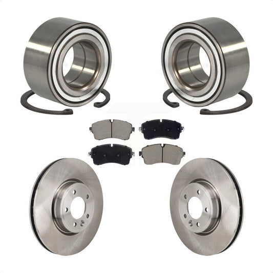 Wheel Bearing Disc Brake Rotor And Pads Front Kit For Land Rover Discovery Range