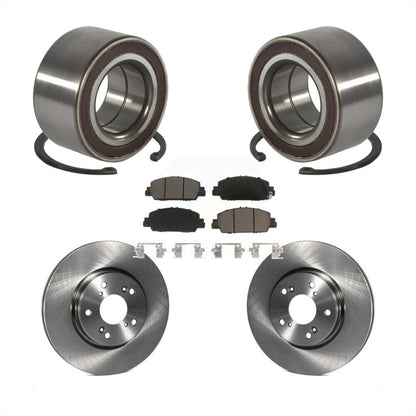 Wheel Bearing Disc Brake Rotors And Pads Front Kit For 2016-2022 Honda HR-V