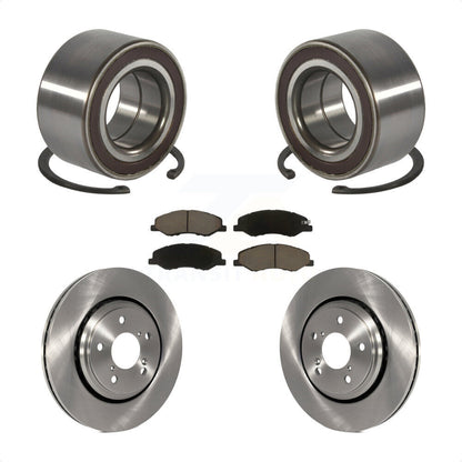 Wheel Bearing Disc Brake Rotors And Pads Front Kit For 2018-2023 Honda Odyssey