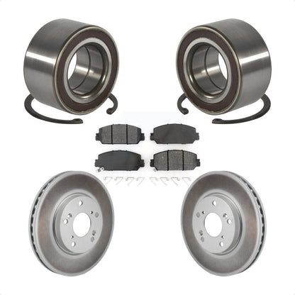 Wheel Bearing Coated Disc Brake Rotor Pads Front Kit For 2017-2021 Honda Clarity