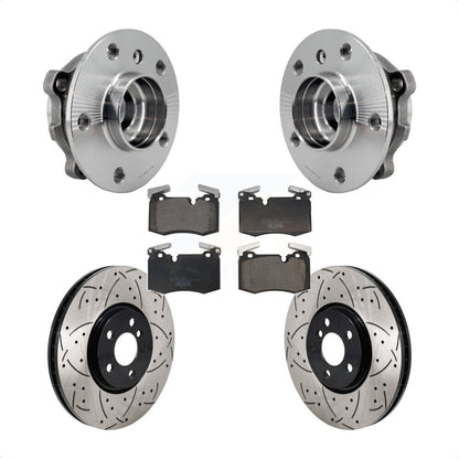Hub Bearing Assembly Coated Drill Slot Brake Rotor Pad Front Kit For Mini Cooper