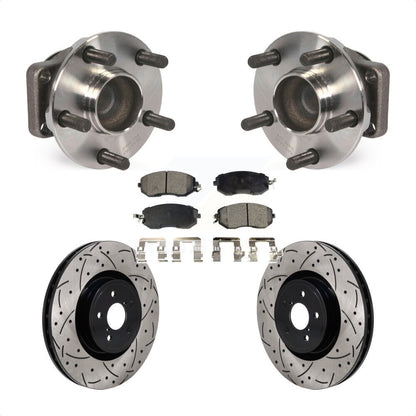 Hub Bearing Coat Drill Slot Brake Rotor Pad Front Kit For 2019 Toyota 86 Base/GT