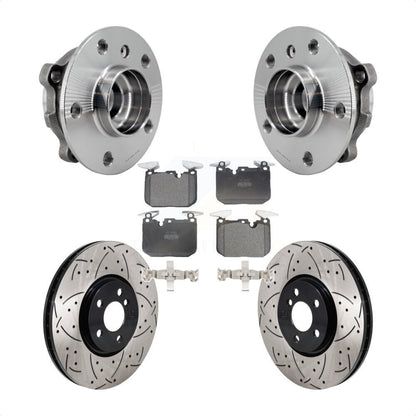 Hub Bearing Assembly Coated Drill Slot Brake Rotor Pad Front Kit For Mini Cooper