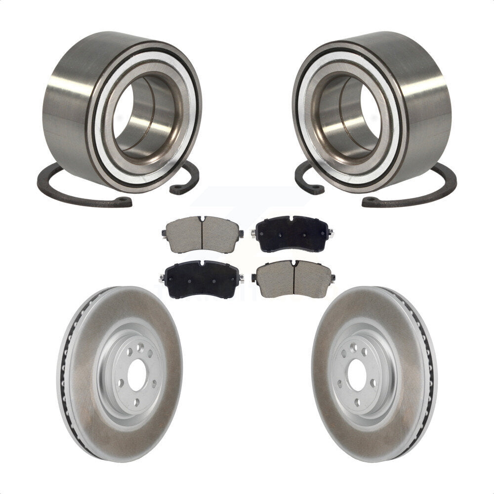 Wheel Bearing Coat Brake Rotor Pads Front Kit For Land Rover Range Evoque Jaguar