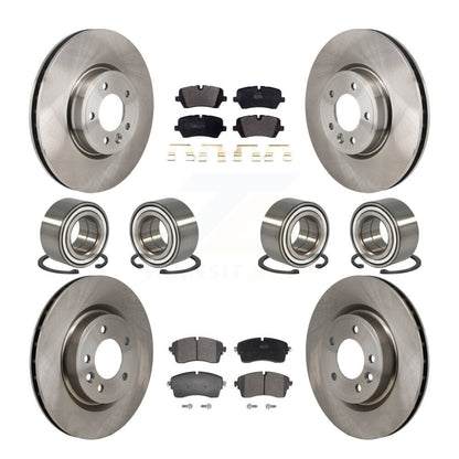 Bearing Brake Rotor And Pad Front Rear Kit (10Pc) For Land Rover Discovery Range