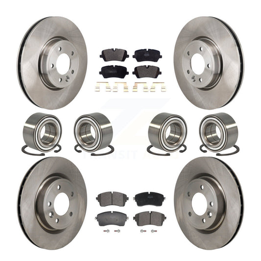 Bearing Brake Rotor And Pad Front Rear Kit (10Pc) For Land Rover Discovery Range