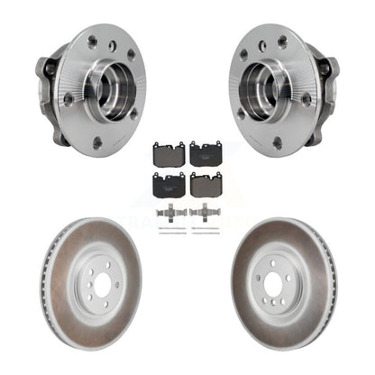 Hub Bearing Coated Brake Rotor & Pad Front Kit For Mini Cooper Countryman BMW X2
