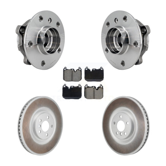 Hub Bearing Coated Brake Rotor & Pad Front Kit For Mini Cooper Countryman BMW X2