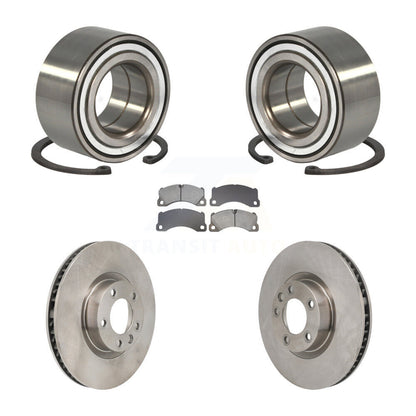 Wheel Bearing Brake Rotor & Pad Front Kit For Volkswagen Touareg Porsche Cayenne