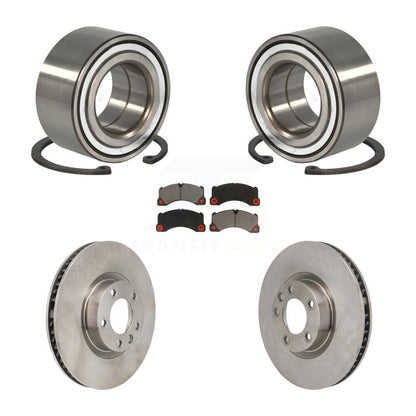 Wheel Bearing Brake Rotor & Pad Front Kit For Volkswagen Touareg Porsche Cayenne