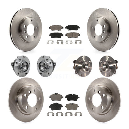 Hub Bearing Brake Rotor And Pad Front Rear Kit (10Pc) For Mini Cooper Countryman