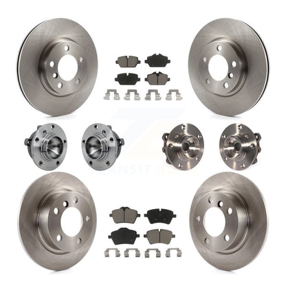 Hub Bearing Brake Rotor And Pad Front Rear Kit (10Pc) For Mini Cooper Countryman