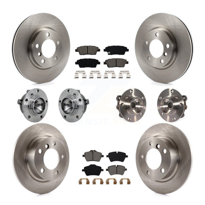 Hub Bearing Disc Brake Rotor & Pad Front Rear Kit (10Pc) For Mini Cooper Paceman