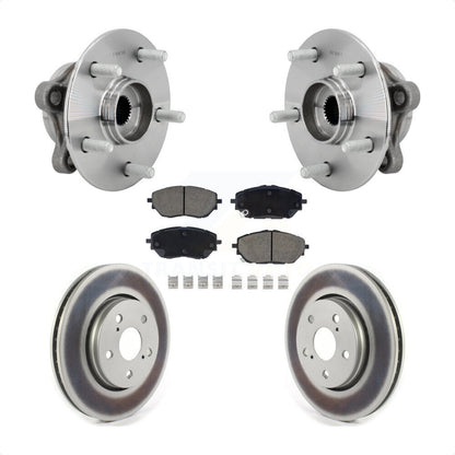 Hub Bearing Assembly Coated Disc Brake Rotors And Pads Front Kit For Toyota C-HR